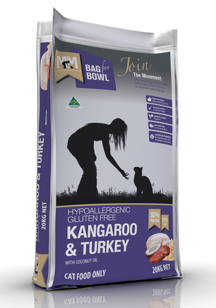Meals for Meows Cat Kangaroo & Turkey Gluten Free 20kg Purple
