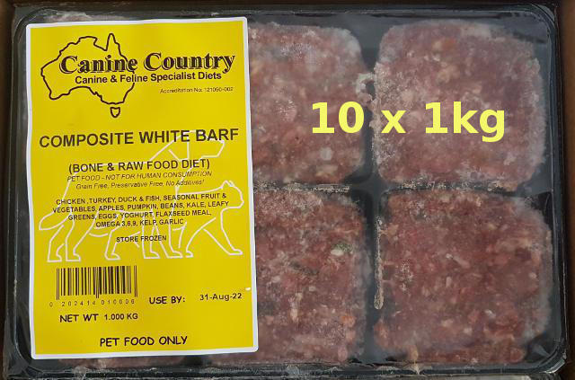 Canine Country BARF - Composite White 10 x 1kg (6 portions)