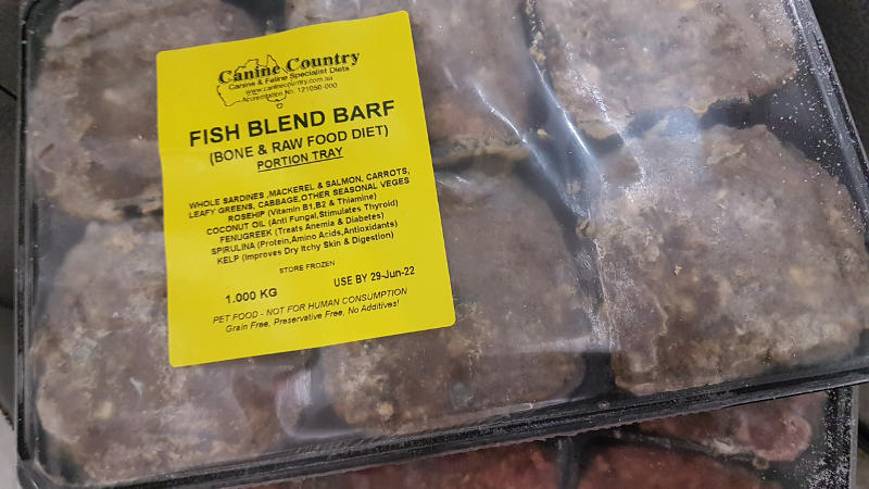 Canine Country BARF - Fish Blend 8 x 1kg (6 portions)