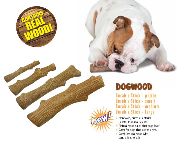 Petstages Chew Dog Wood Stick (Medium) dog toy