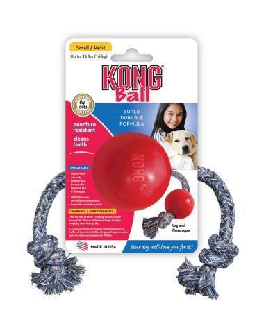 Kong Ball With Rope (Small)