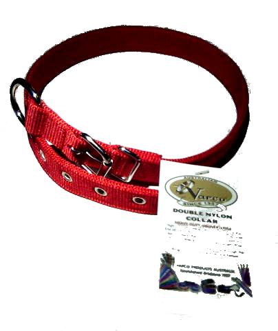 Varco Double Nylon Dog Collar 55 - 60 cm